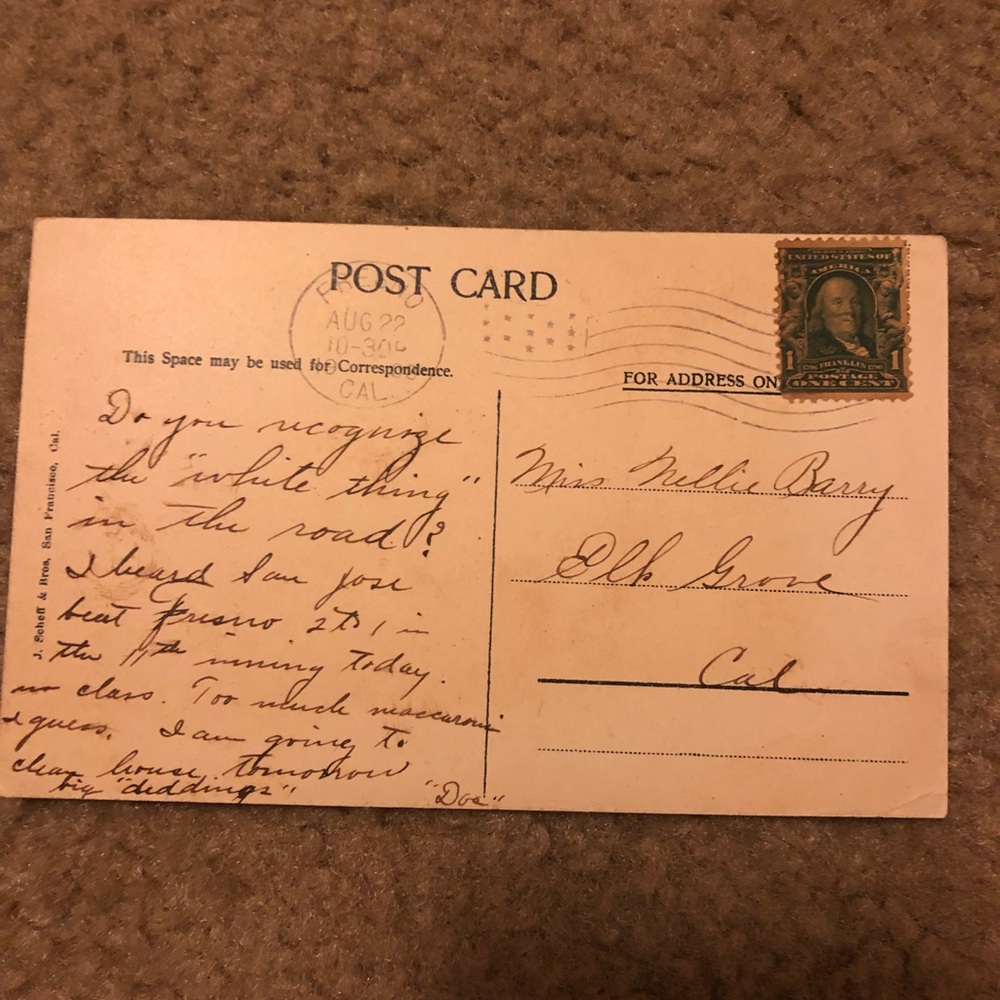 1900 stamp of Ben Franklin a gem 13 perf